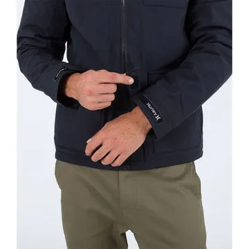 Hurley Vinson Sherpa Giacca Nylon Thermalwall con Cappuccio