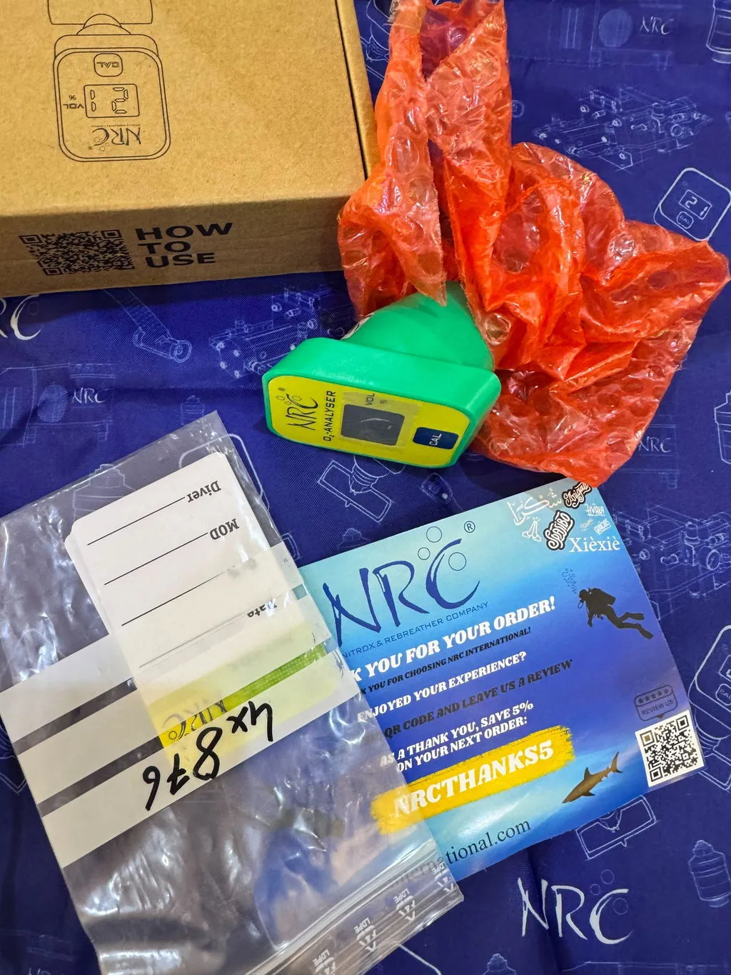 NRC SailAir Overflow Adapter adattatore travaso G5/8 con manometro