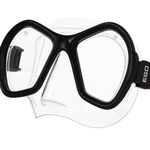 Salvas Phoenix maschera sub azzurro doppia lente TPR