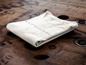 Hatropina T-Shirt W maglietta cotone bio bianca manica corta