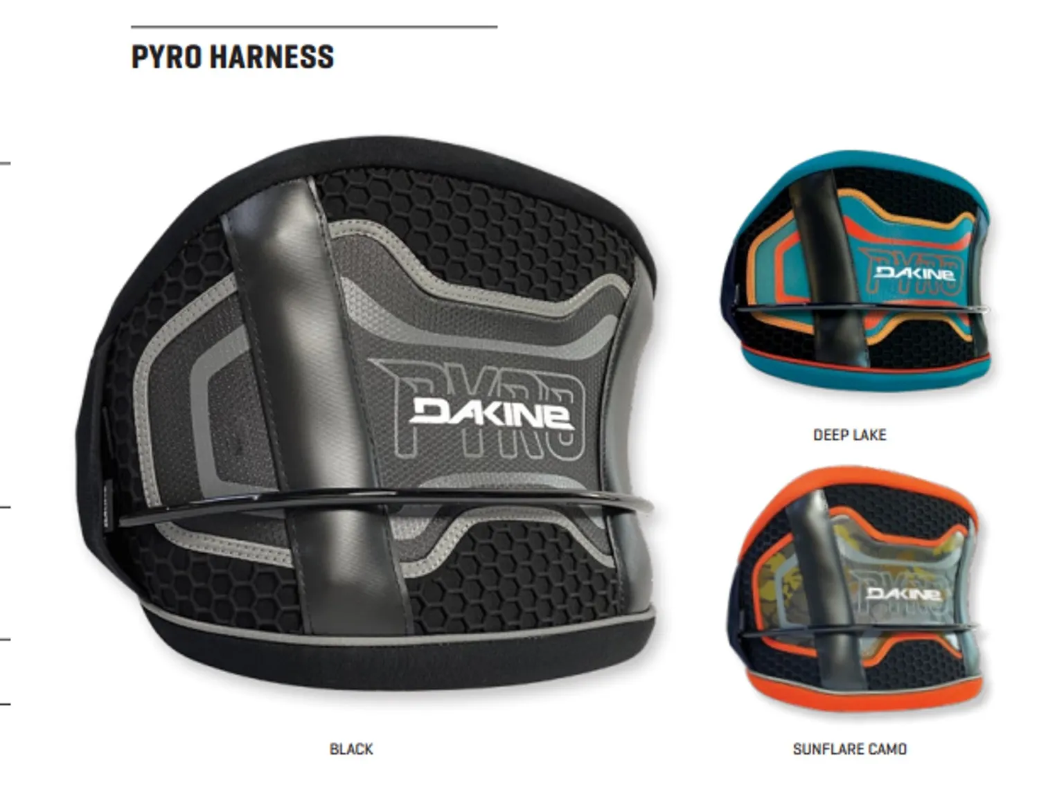 Dakine Pyro trapezio windsurf arancione fascia addominale