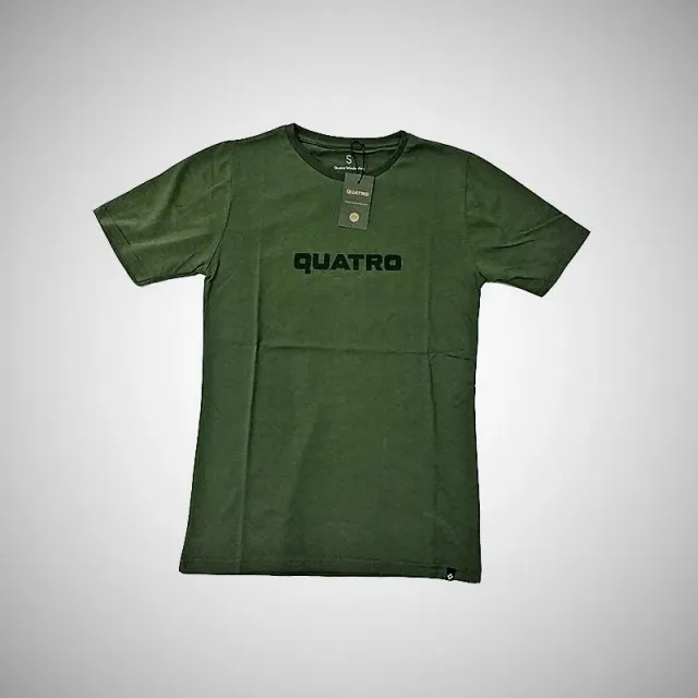Quatro Type Logo t-shirt cotone Olive M