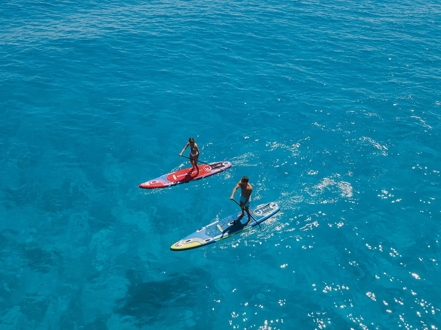 Coasto Cruiser 13'1 tavola SUP gonfiabile blu lime 355L