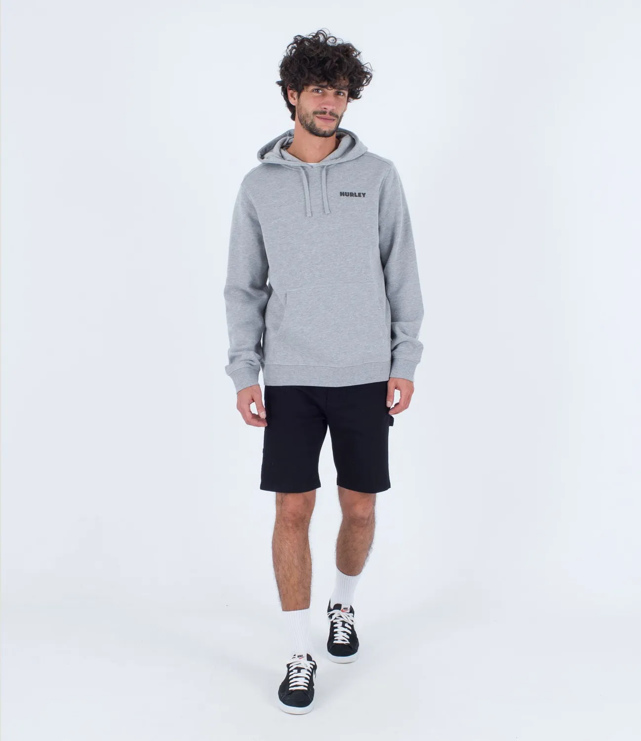 Hurley Warped felpa cappuccio uomo 330 g