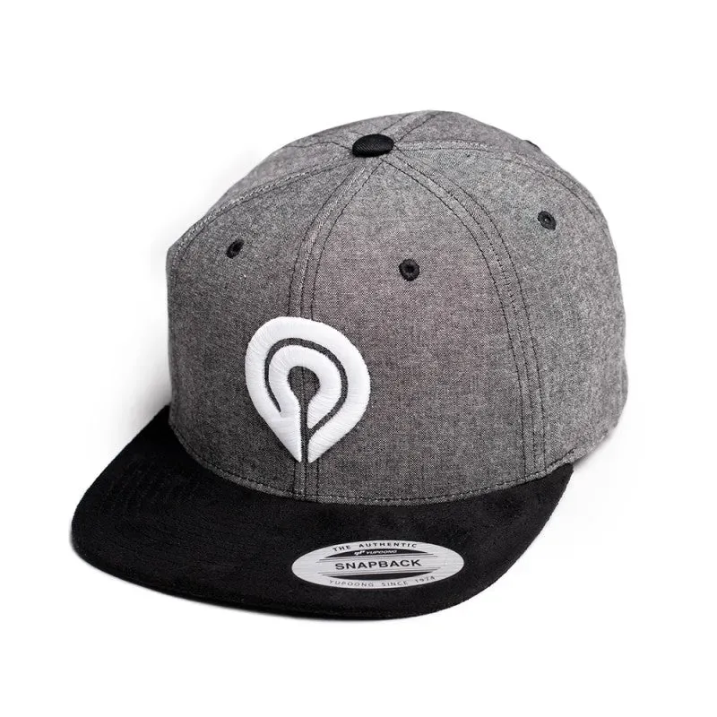 Goya Drop cappellino snapback grigio nero cotone