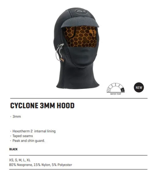 Dakine Cyclone cappuccio muta 3 mm surf