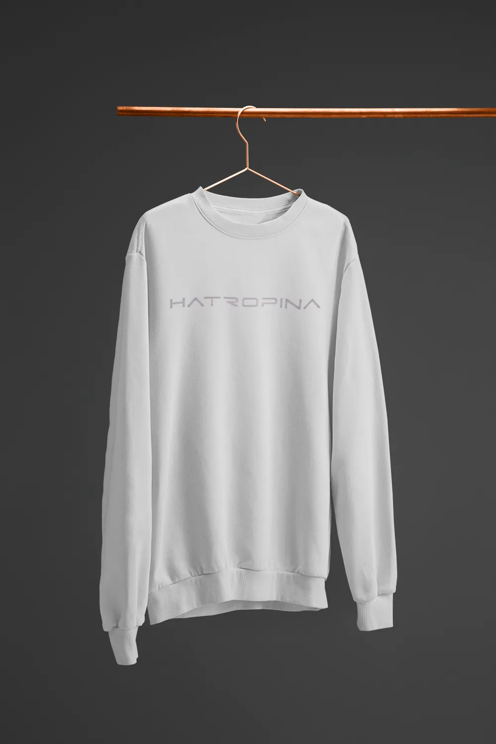 Hatropina Felpa Girocollo Unisex CHG Grigia