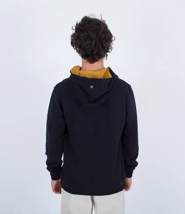 Hurley Toledo Basic felpa cappuccio uomo nera