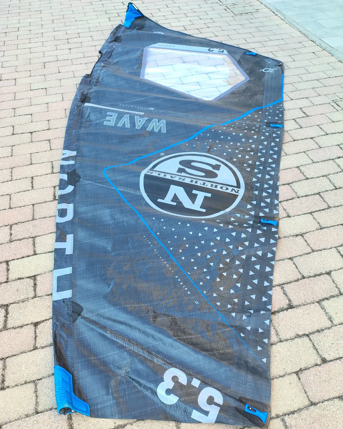 North Wave 3Di GEN1 vela windsurf usata 5.3 ottime condizioni
