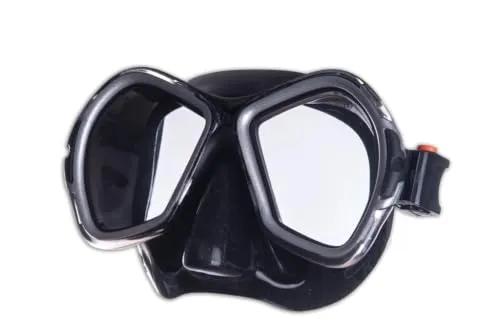 Salvas Phoenix maschera sub nera doppia lente silicone