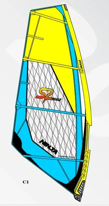 S2Maui Ninja 2025 vela freestyle carbon tech leggera