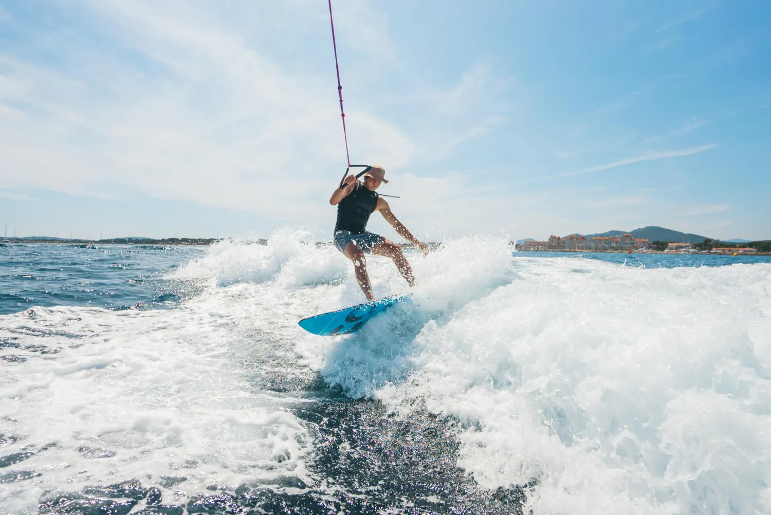 Coasto Onyx wakesurf rigido EVA kickpad 3 pinne