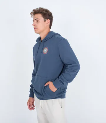 Hurley Saw Sun felpa cappuccio uomo cotone tasca kangaroo