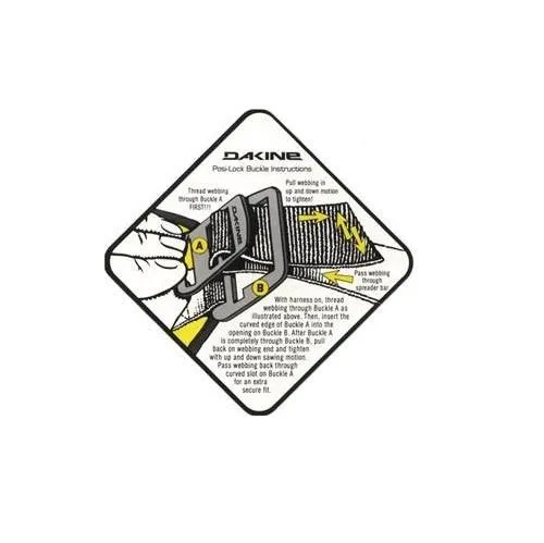Dakine T-10 Slider trapezio windsurf nero gancio incluso