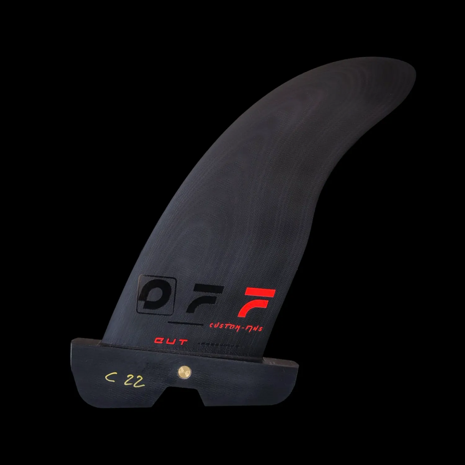 Hatropina OFF FINS CUT FreeWave pinna windsurf Power-Box G10