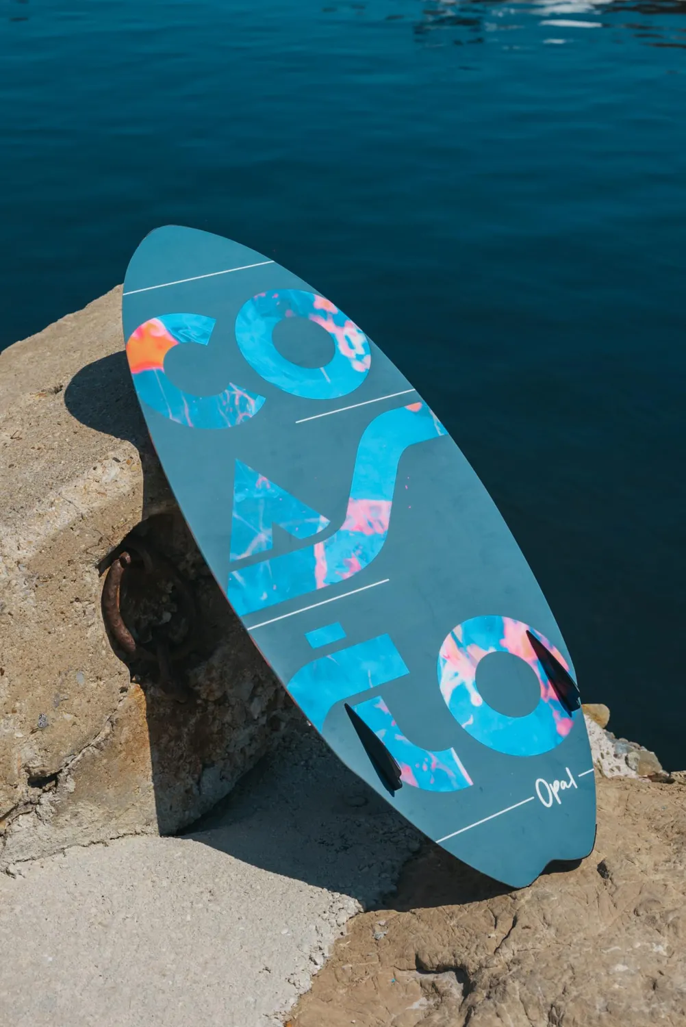 Coasto Onyx wakesurf rigido EVA kickpad 3 pinne