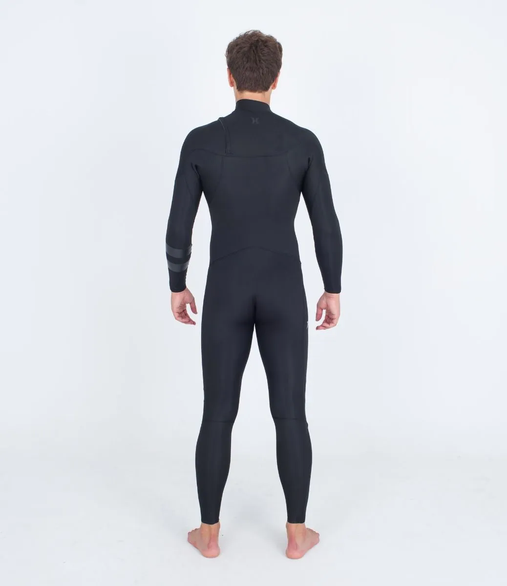 Hurley Advant muta 4/3 mm frontzip uomo nera