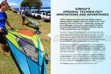 S2Maui Alchemy Ultra-HMPE vela wave 5 stecche Dyneema