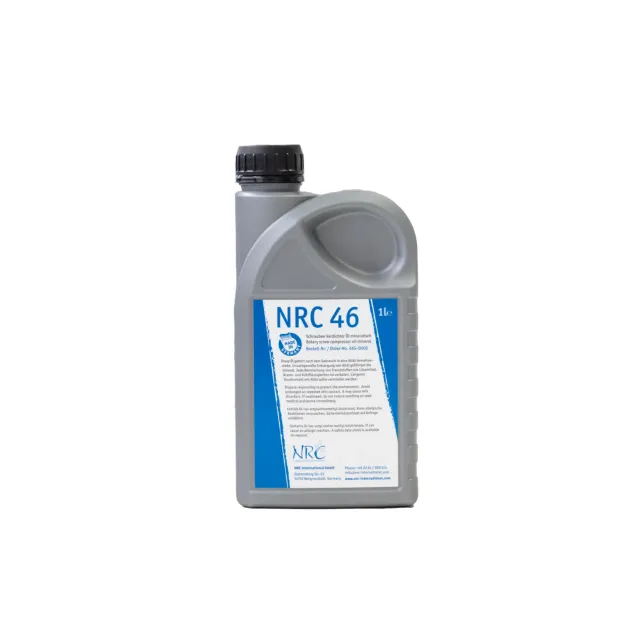 NRC 46 Olio Compressore a Vite 1 L minerale