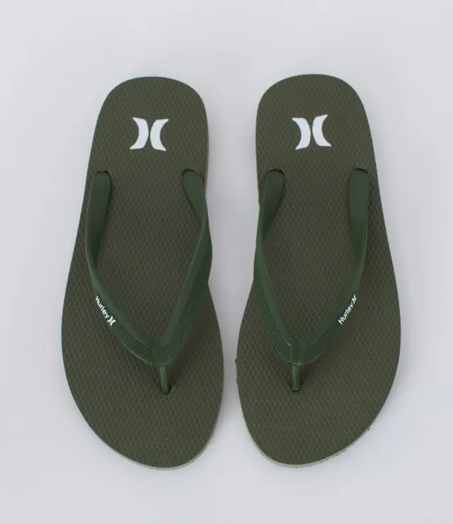 Hurley Icon Solid infradito uomo suola EVA olive