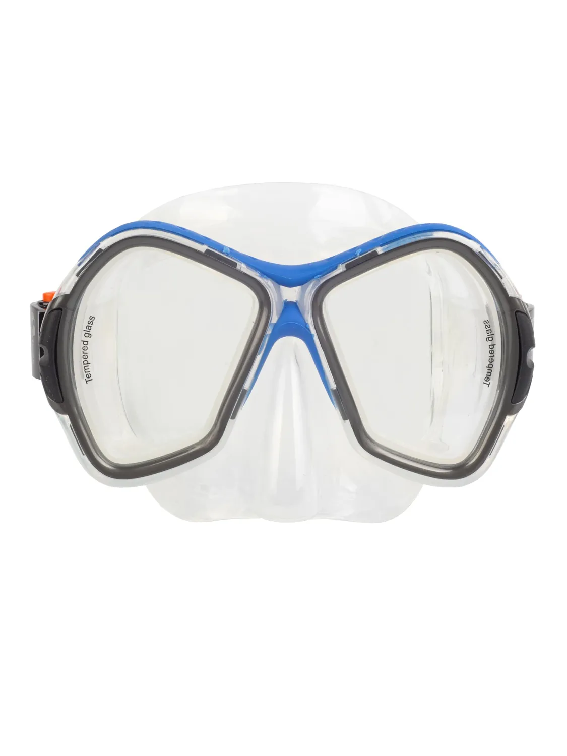 Salvas Phoenix maschera sub azzurro doppia lente TPR