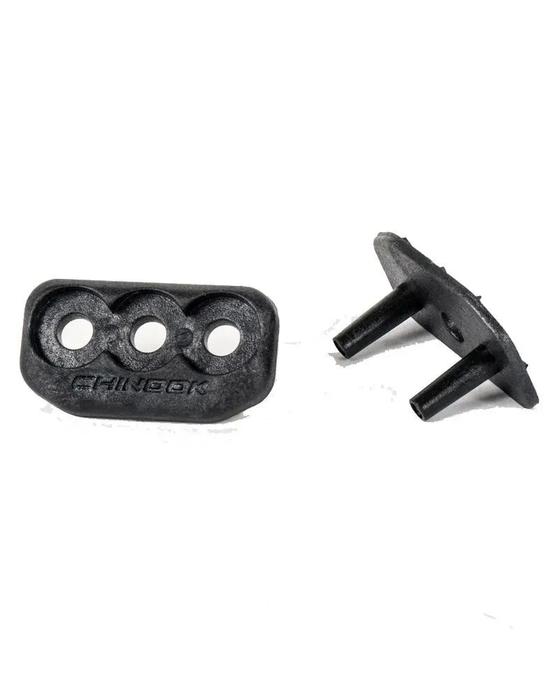 Chinook Footstrap Retaining System GHW piastrine set 6 pezzi anti-twist