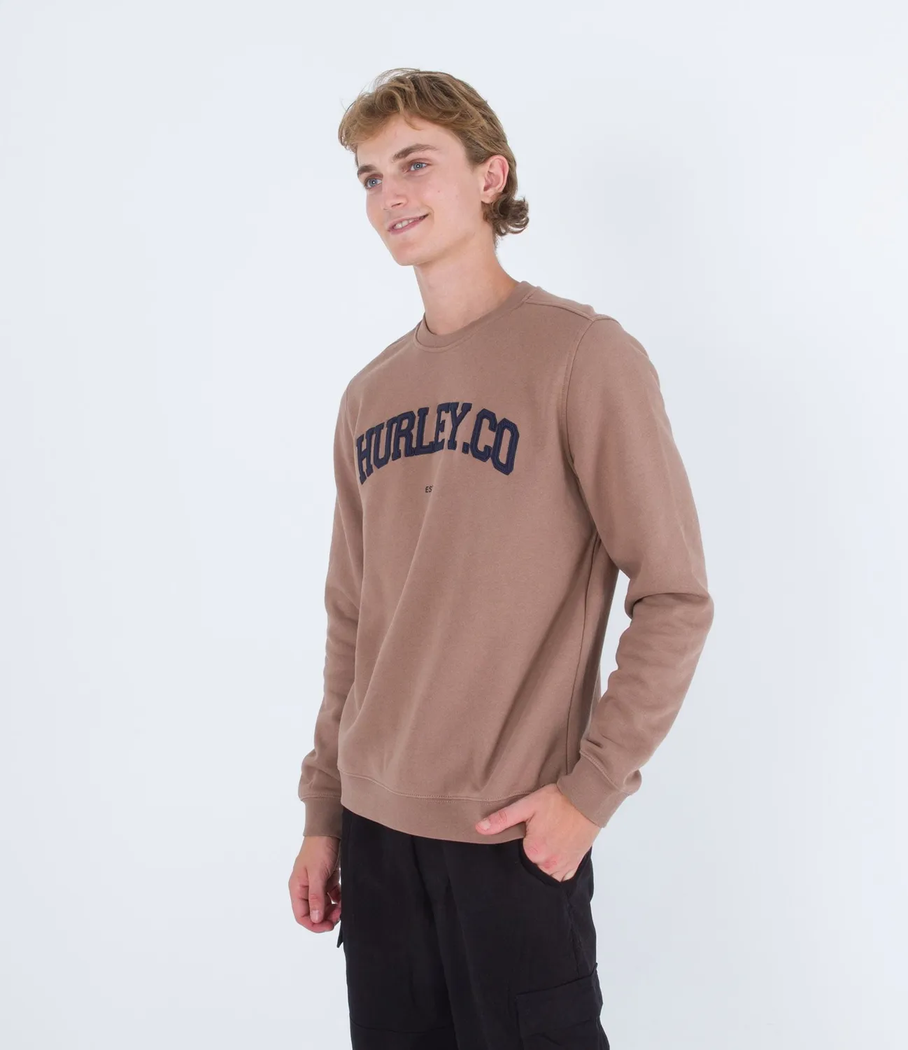 Hurley Applique felpa girocollo 300 g