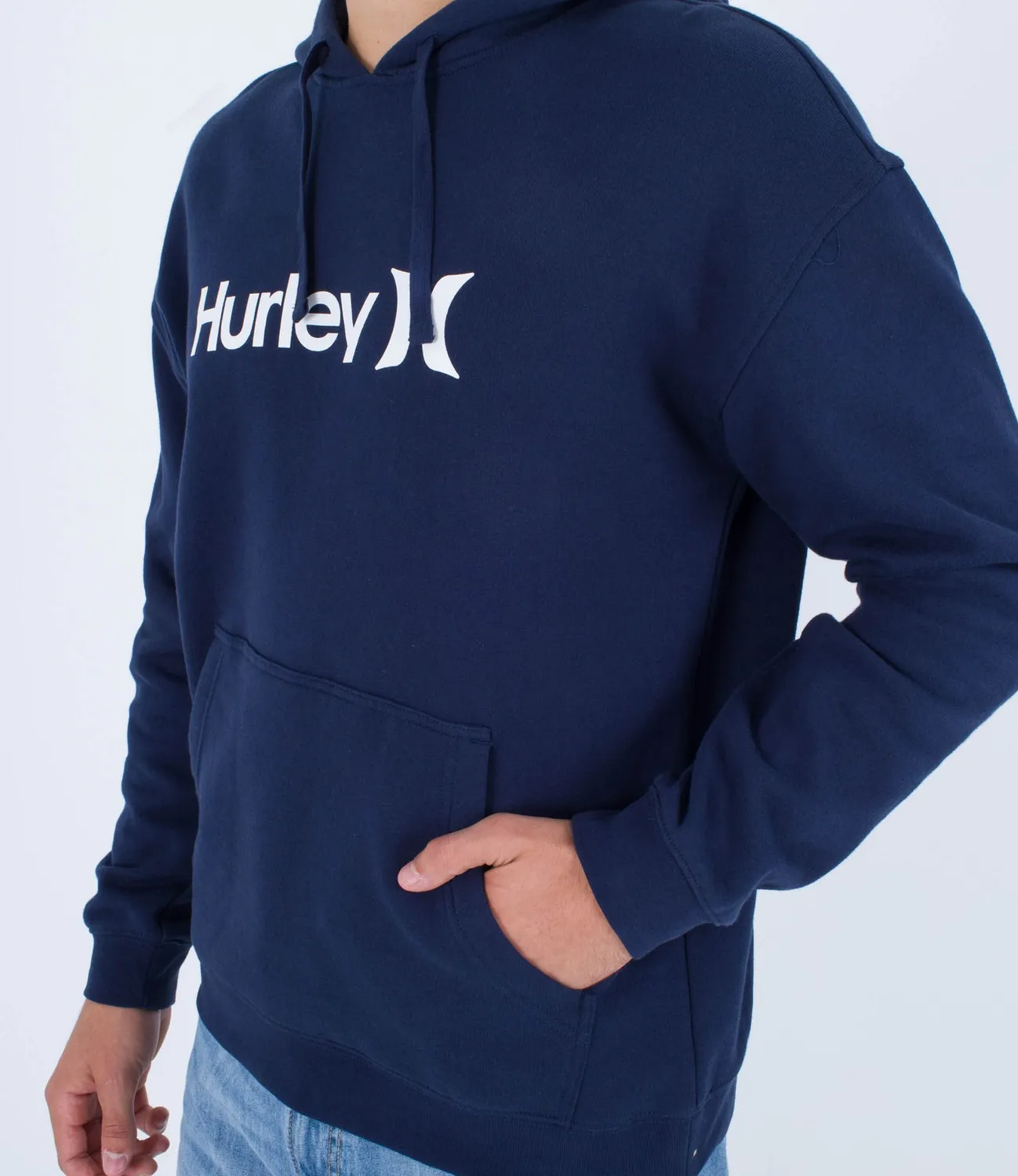 Hurley O&O Solid Core Obsidian felpa cappuccio uomo