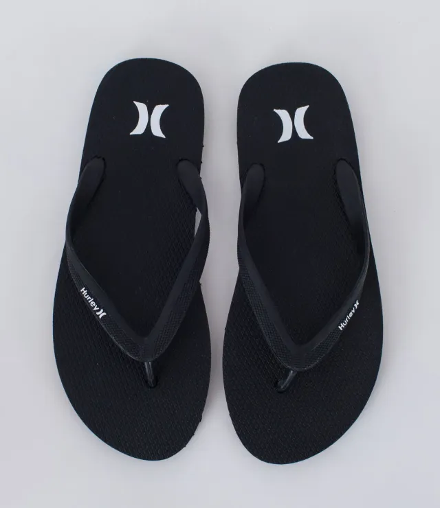 Hurley Icon Solid infradito nere suola EVA