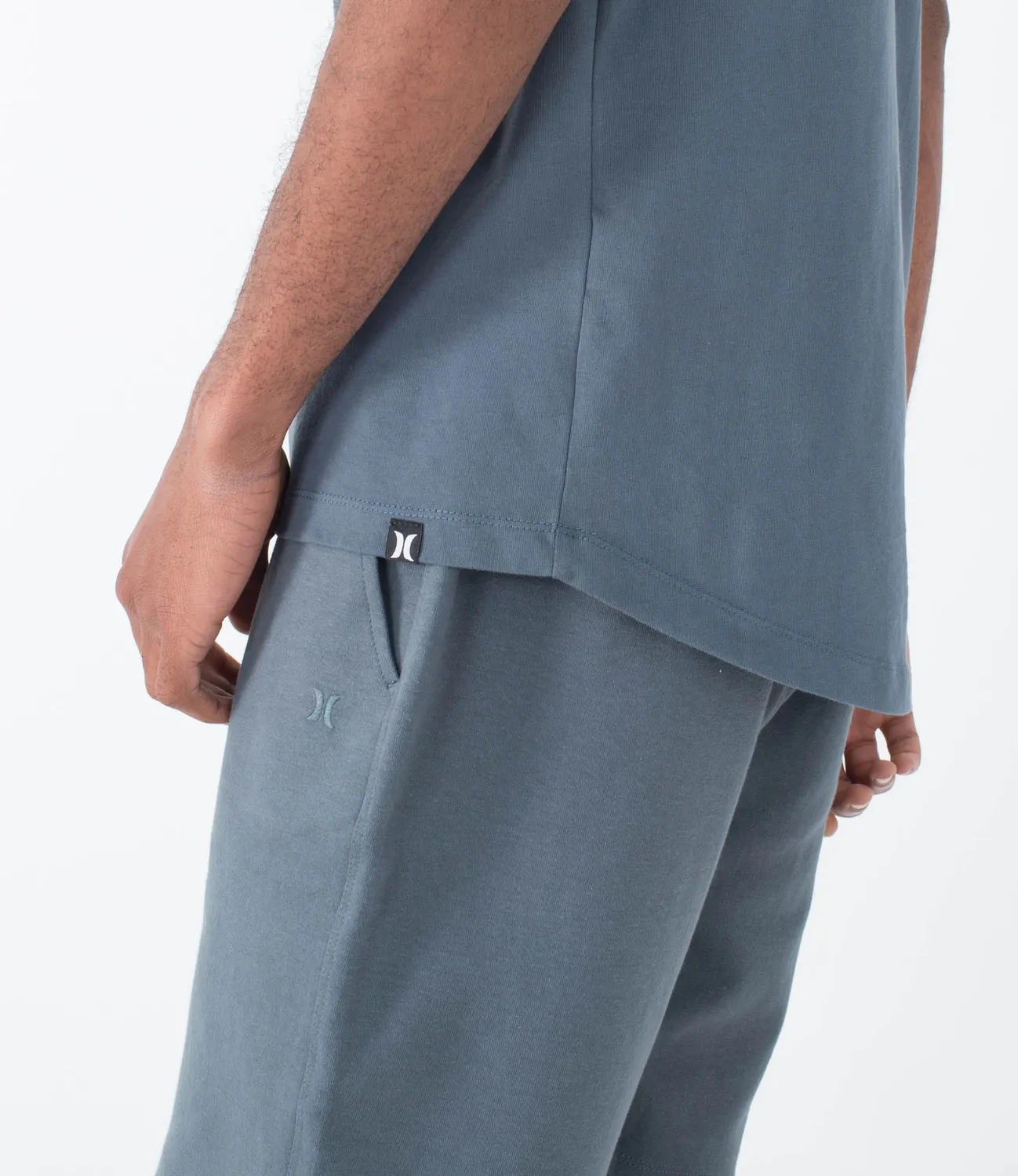 Hurley Low Tide maglietta maniche corte M blu cotone