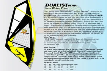 S2Maui Dualist 2026 vela windsurf ULTRA-HMPE wave