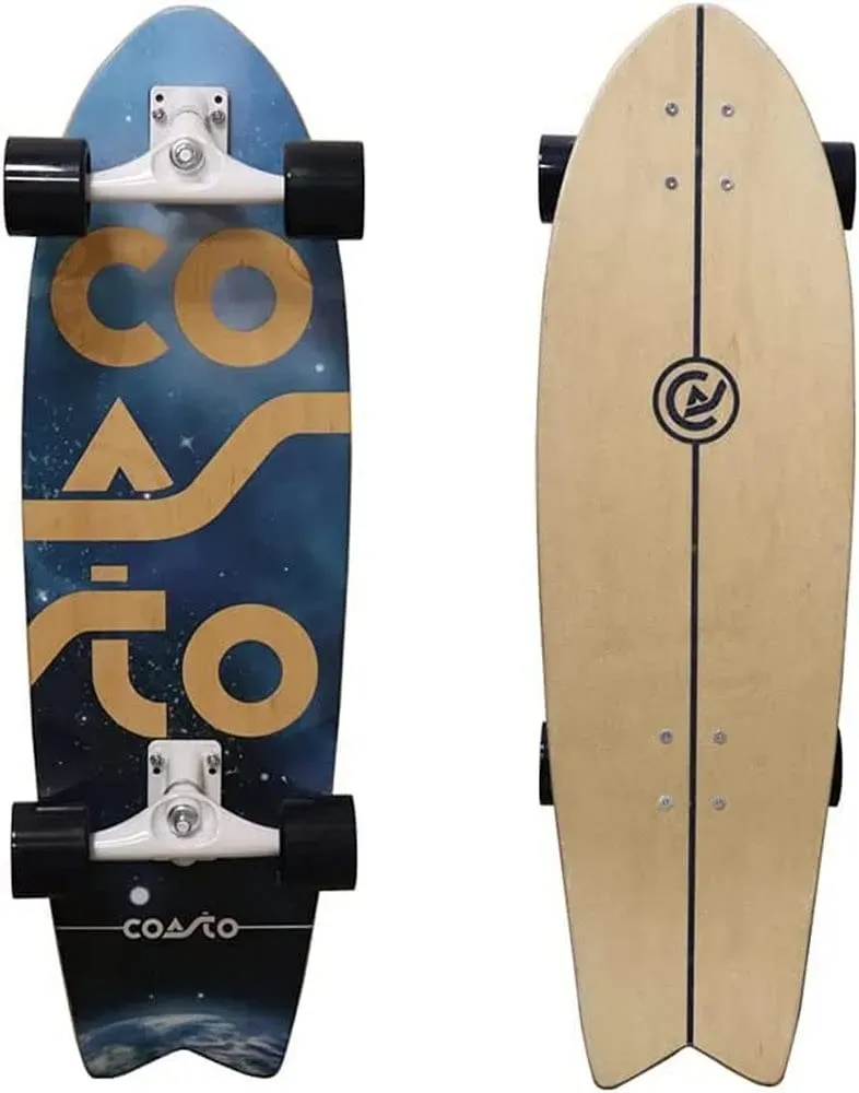 Coasto Sirius 32 surfskate kicktail ruote 82A