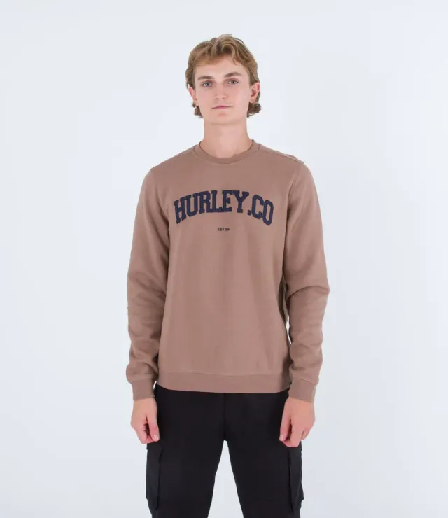 Hurley Applique felpa girocollo cotone DWR