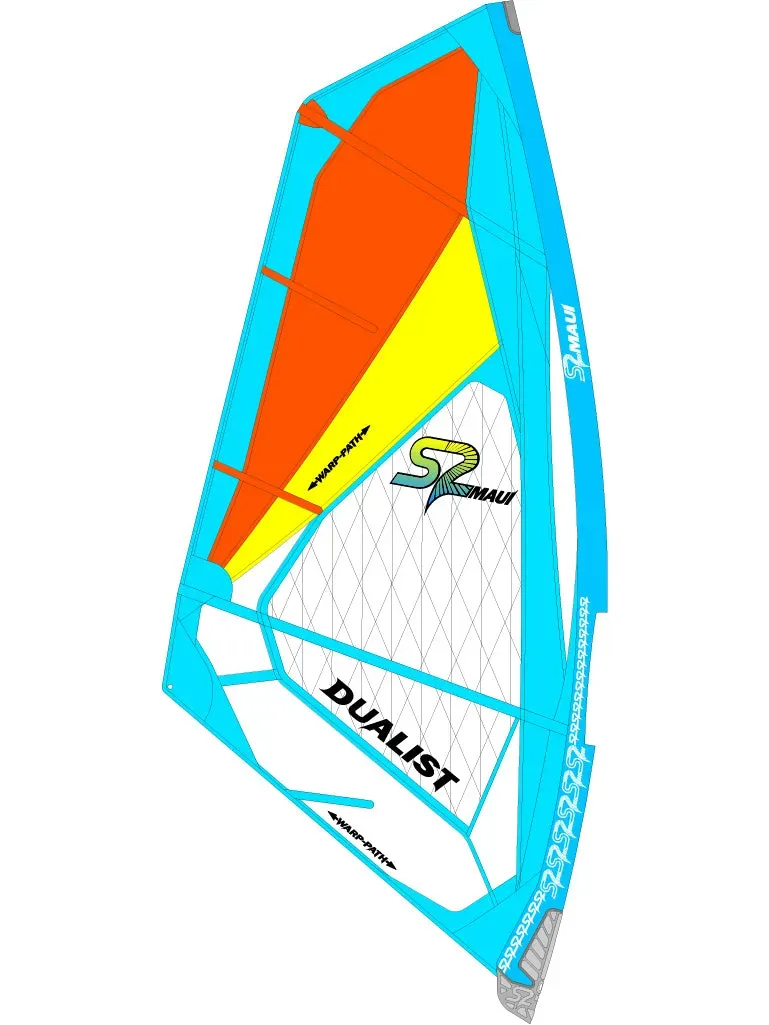 S2Maui Dualist 2022 vela wave 2 stecche down-the-line