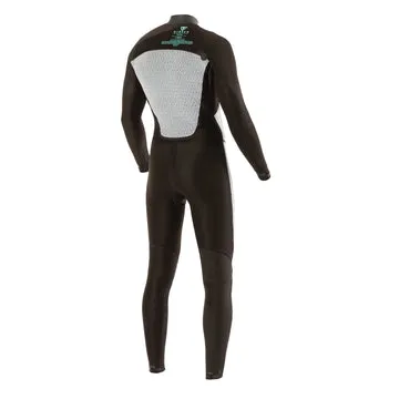 Vissla 7 Seas 4/3 Fullsuit muta invernale nero front zip