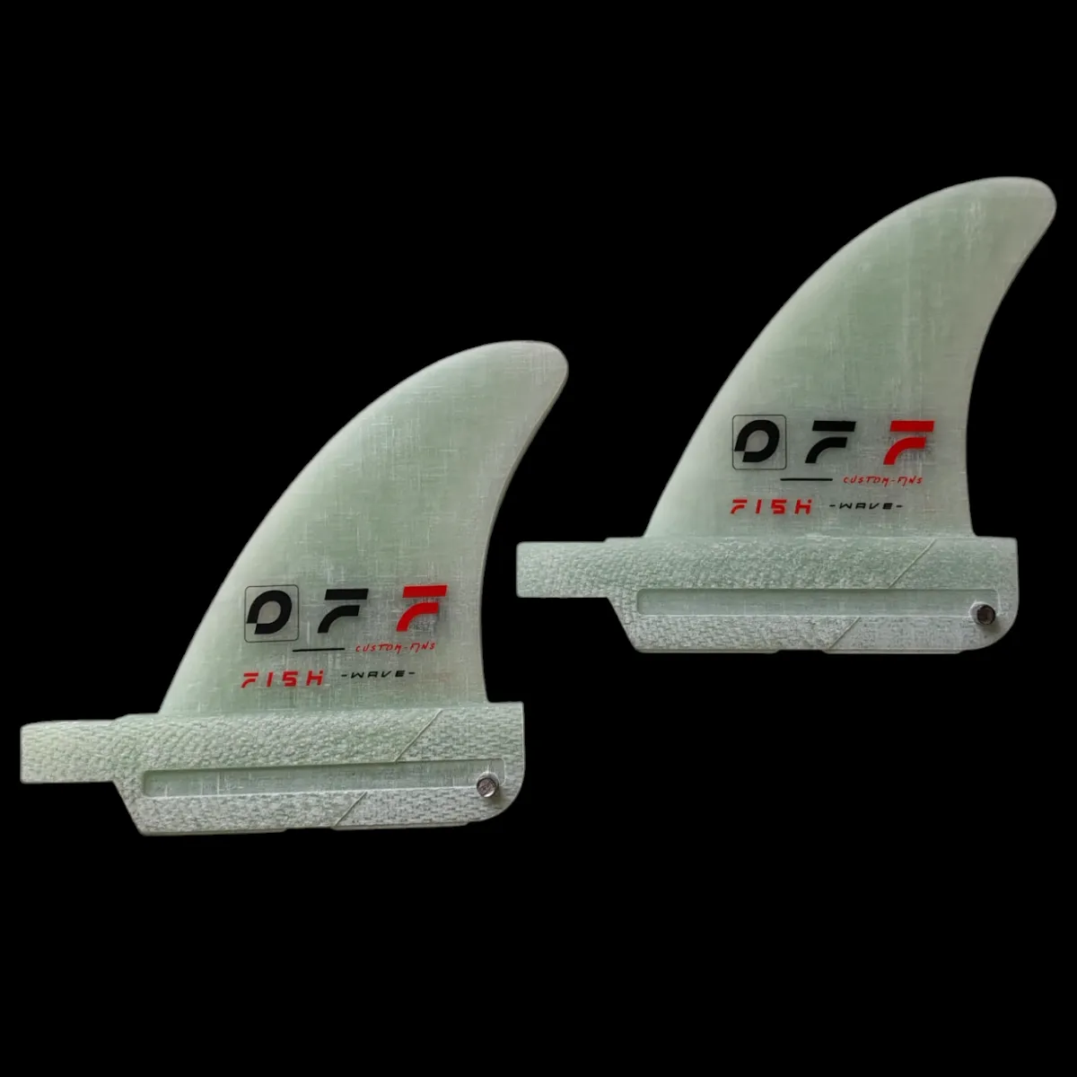 Off Fins Fish pinna laterale wave thruster quad 10cm