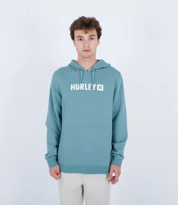Hurley The Box felpa con cappuccio uomo cotone nera