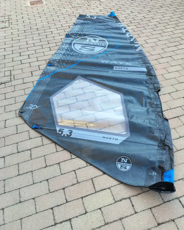 North Wave 3Di GEN1 vela windsurf usata 5.3 ottime condizioni