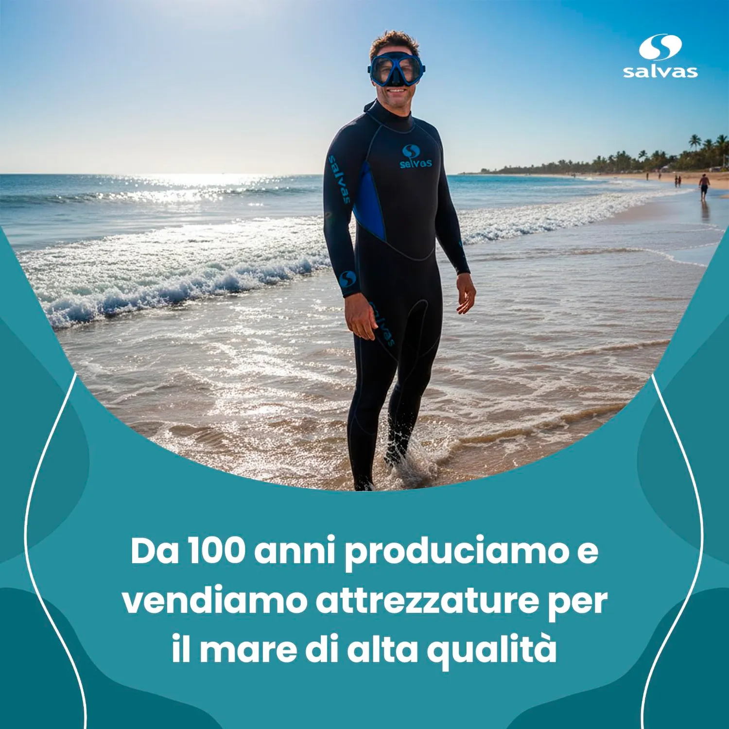 Salvas Iceman 3mm muta uomo neoprene taglia S