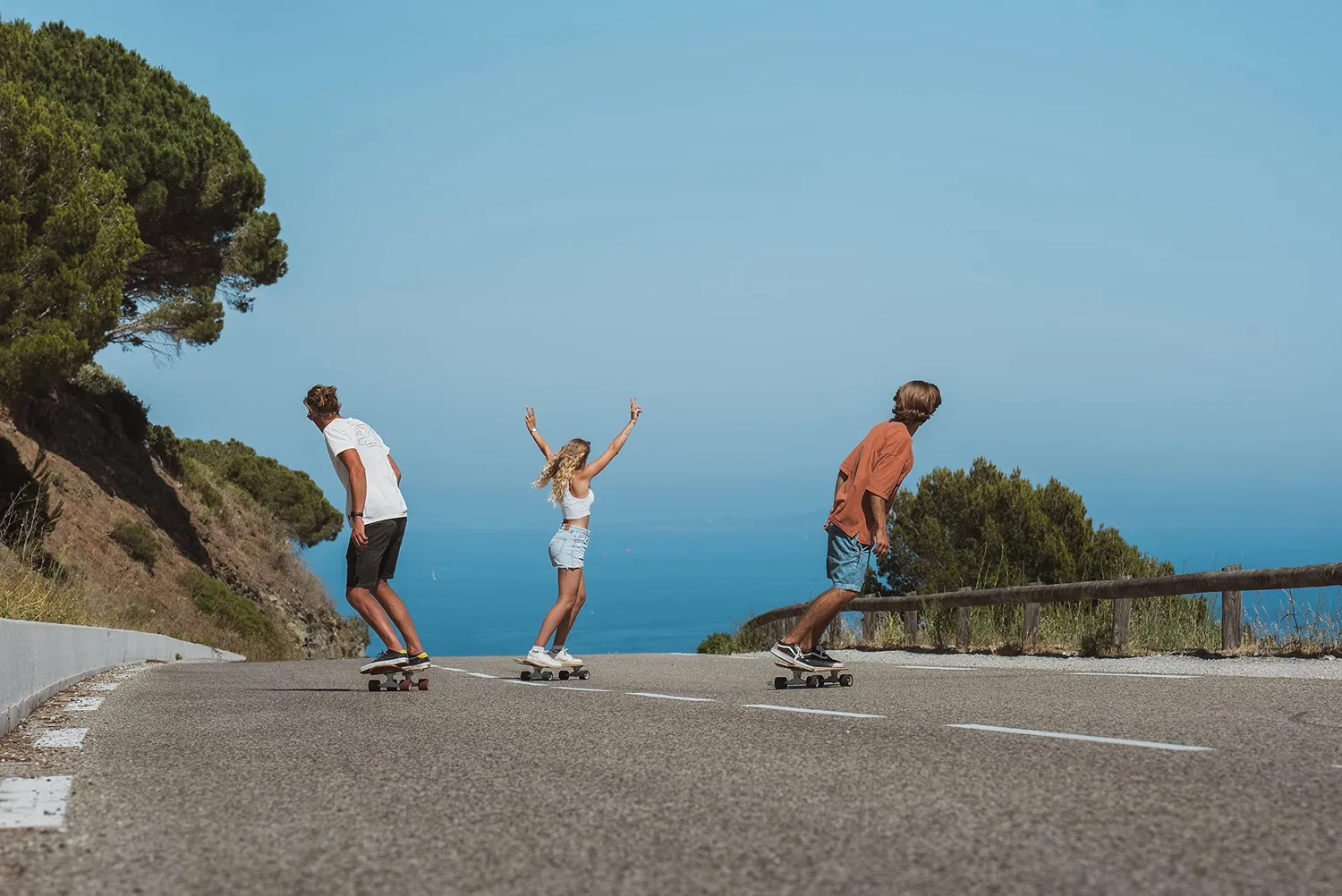 Coasto Sirius 32 surfskate kicktail ruote 82A