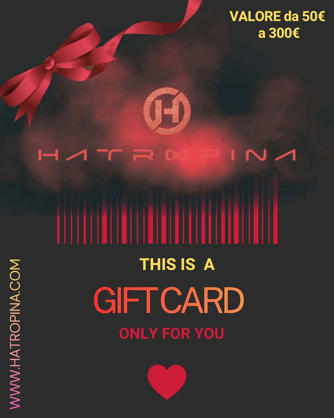 Hatropina Gift Card buono regalo 50-300 euro