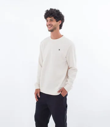 Hurley Fundamental felpa girocollo uomo cotone 270g